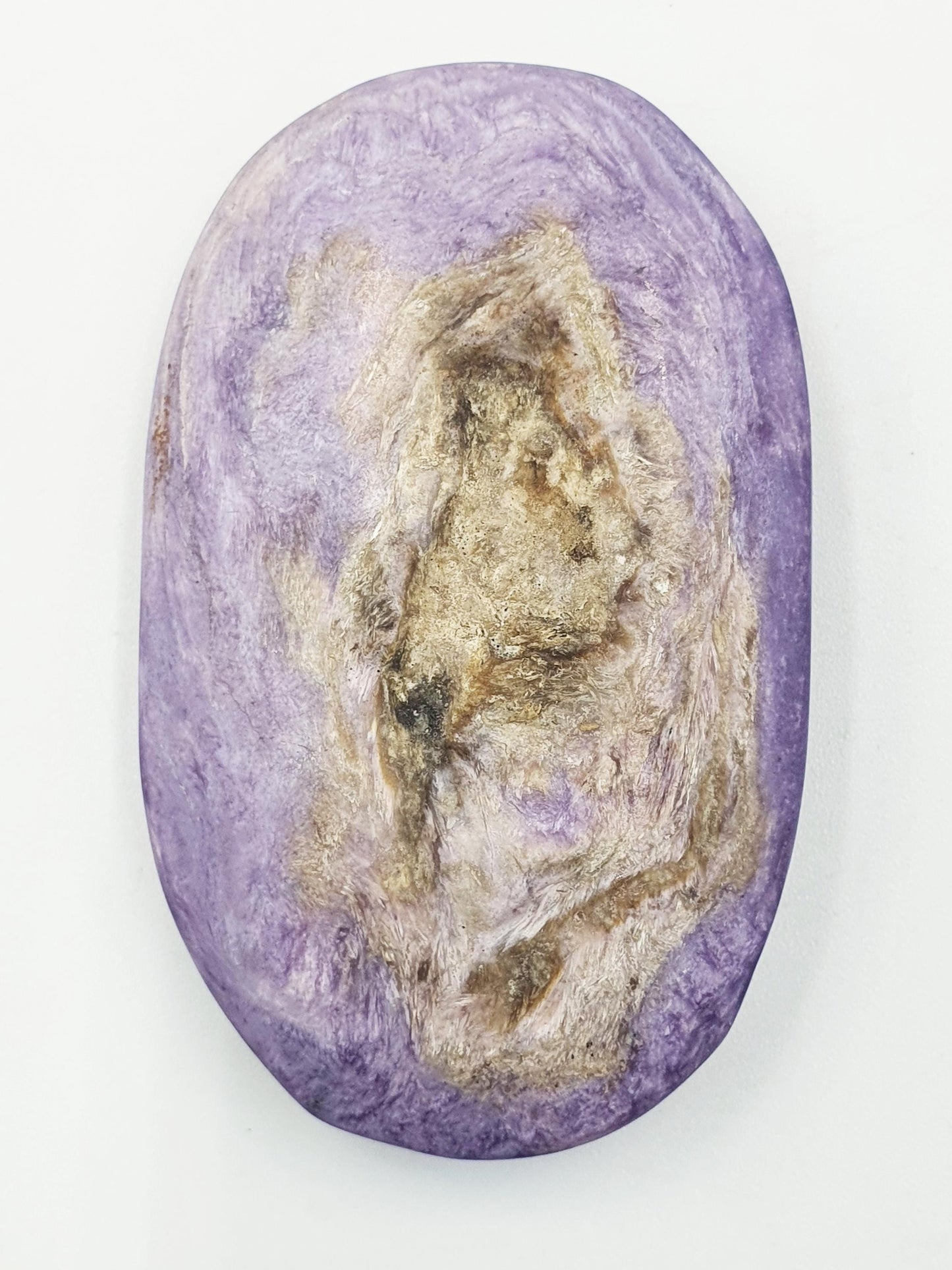 Charoite Palm Stone - Transformation & Intuition Healing Crystal, 50g