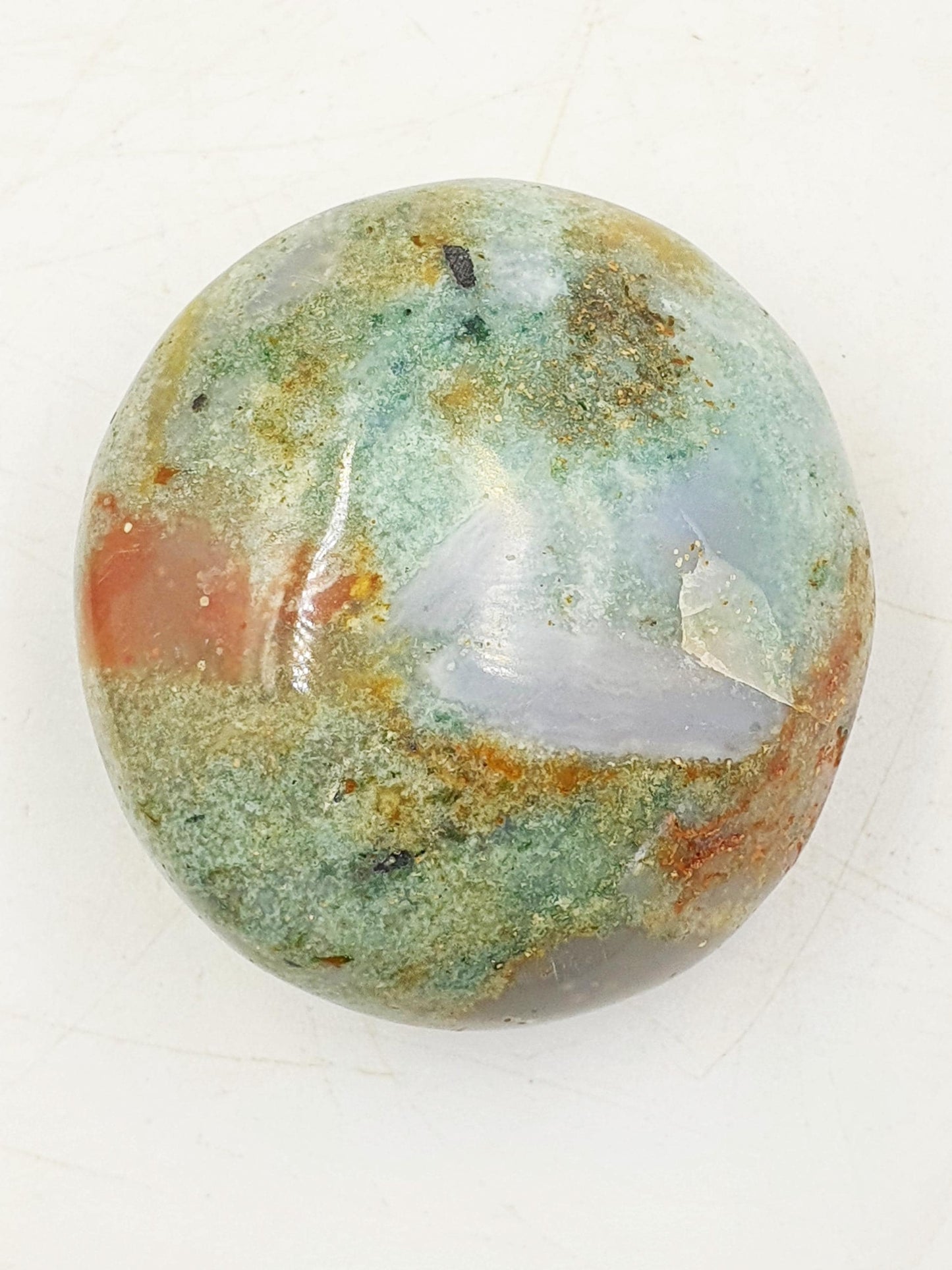 Ocean Jasper Palm - Joy & Renewal Healing Crystal - 105g