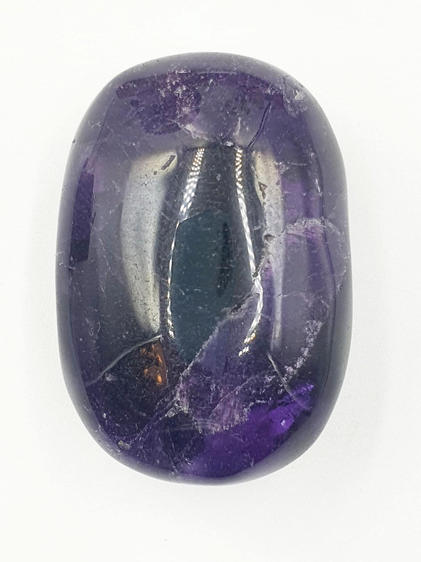 Amethyst Palm Stone - Calming & Spiritual Healing Crystal - 75g