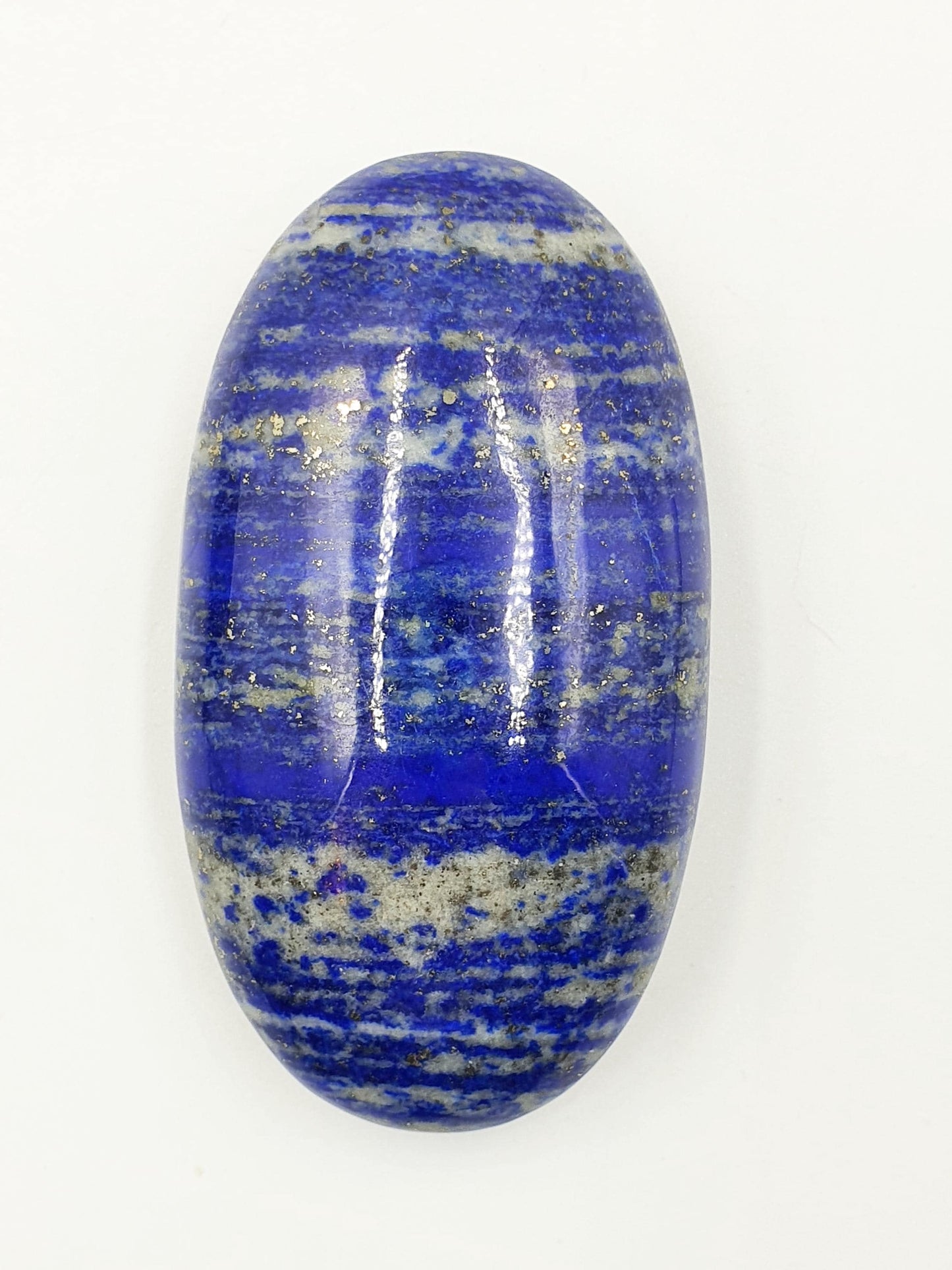 Lapis Lazuli Palm Stone - Wisdom & Truth Third Eye Chakra Crystal - 170g