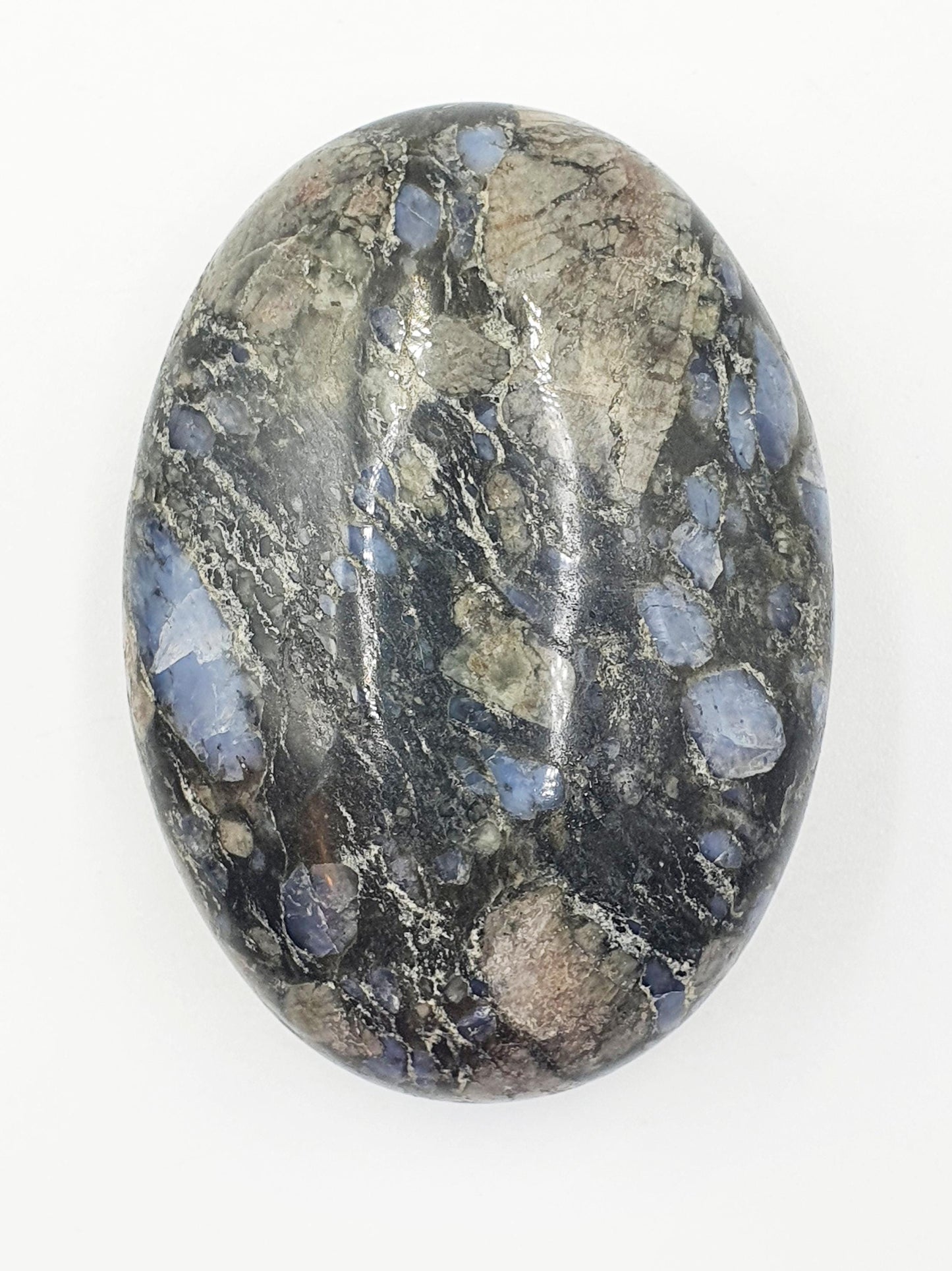 Que Sera (Llanite) Palm Stone - Uplifting & High Vibration Healing Crystal - 100g
