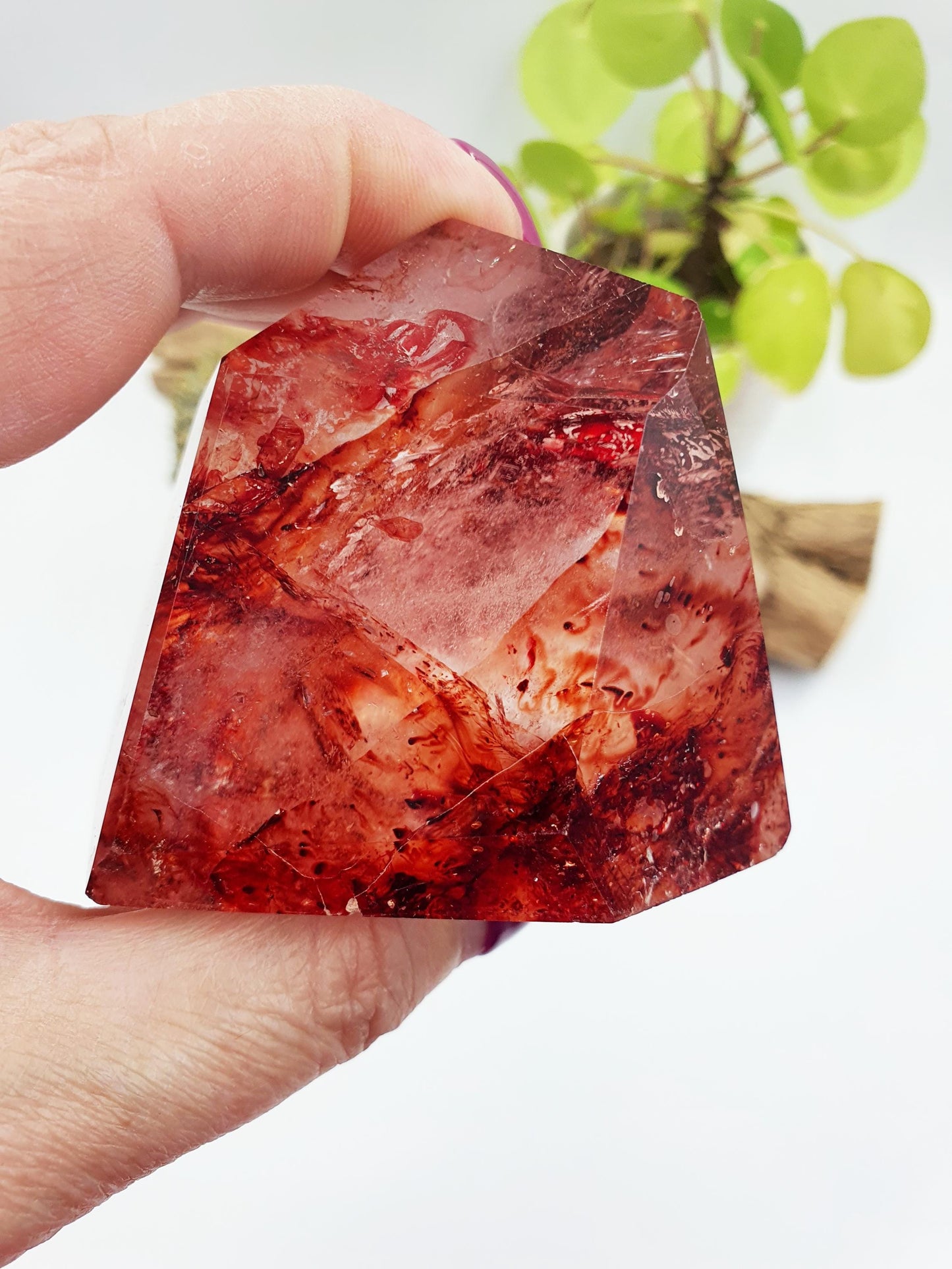 Madagascan Fire Quartz (Hematoid Quartz) Freeform - Grounding & Vitality Healing Crystal - 315g