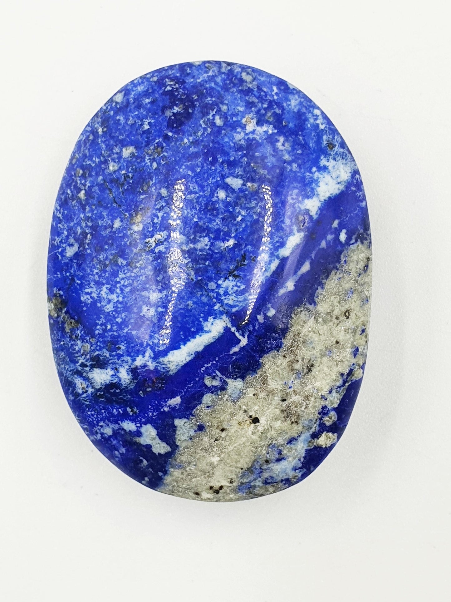 Lapis Lazuli Palm Stone - Wisdom & Truth Third Eye Chakra Crystal - 55g
