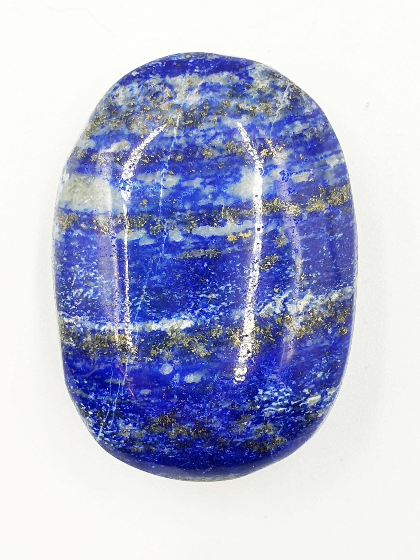 Lapis Lazuli Palm Stone - Wisdom & Truth Third Eye Chakra Crystal - 65g