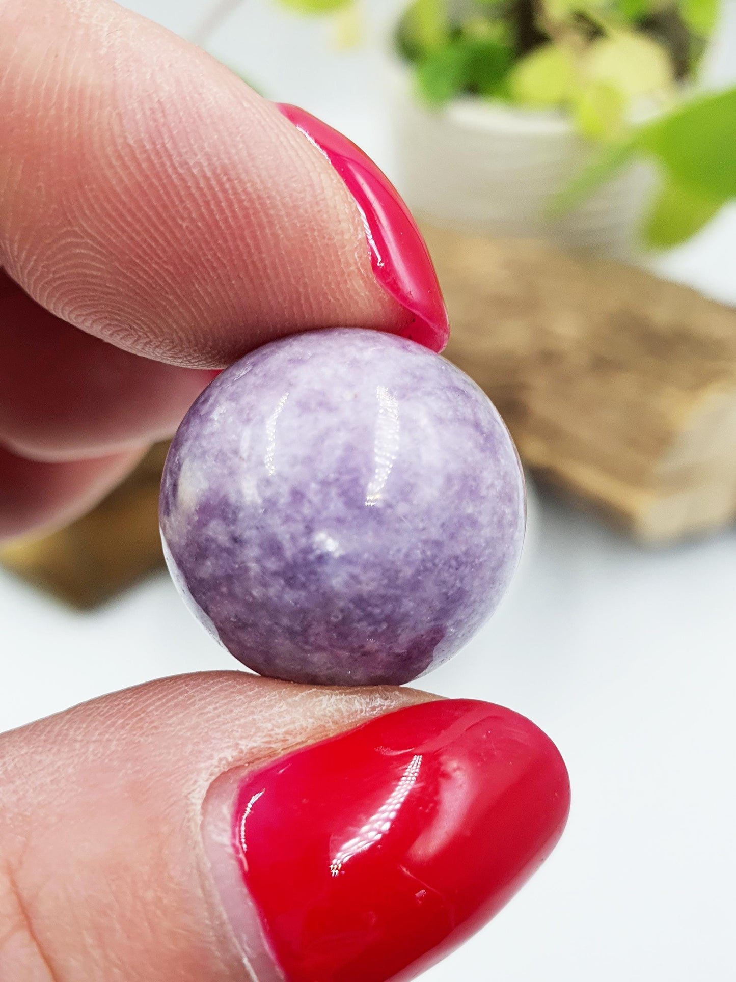 Lepidolite Mini Crystal Spheres - 20mm