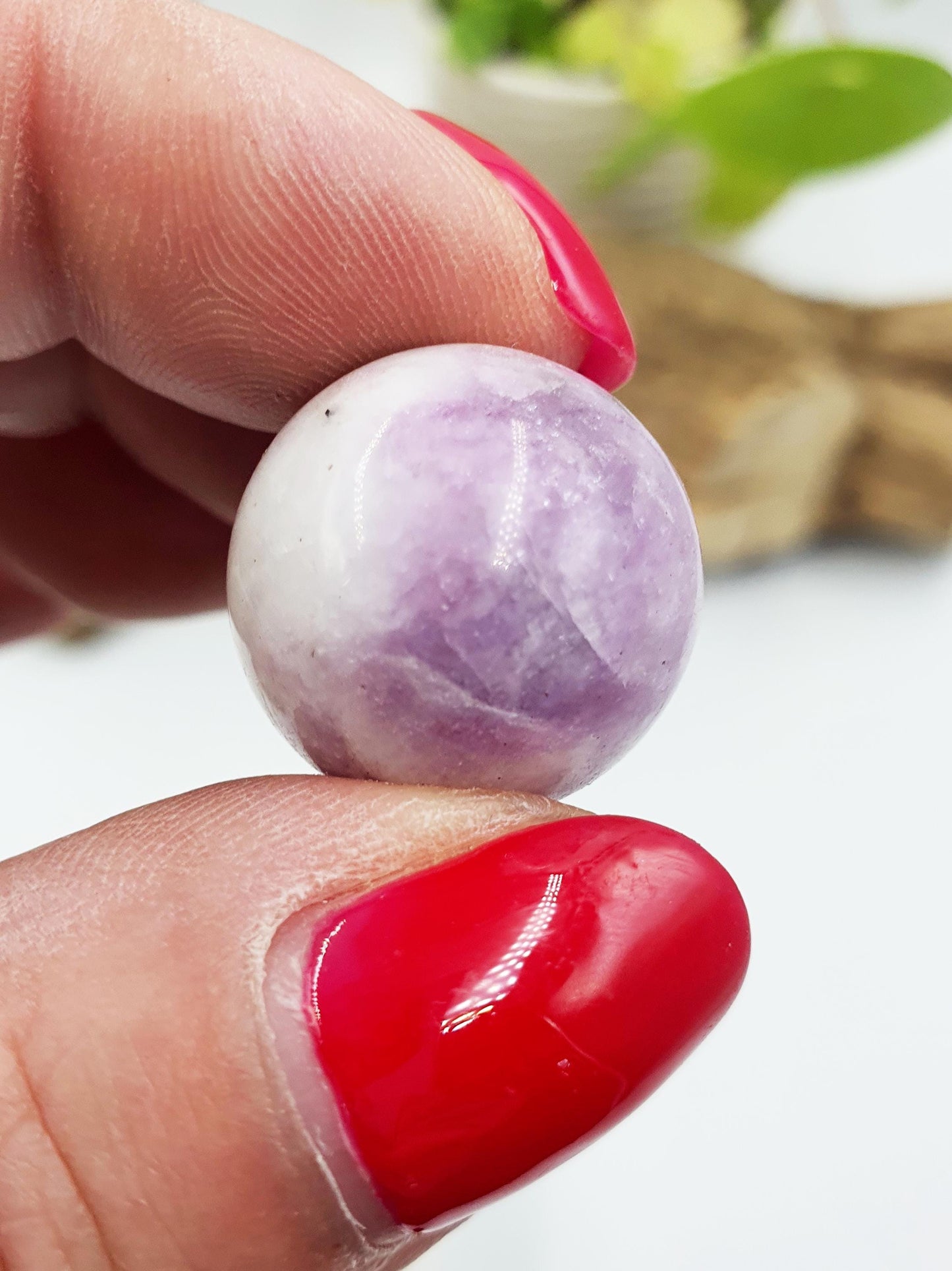 Lepidolite Mini Crystal Spheres - 20mm