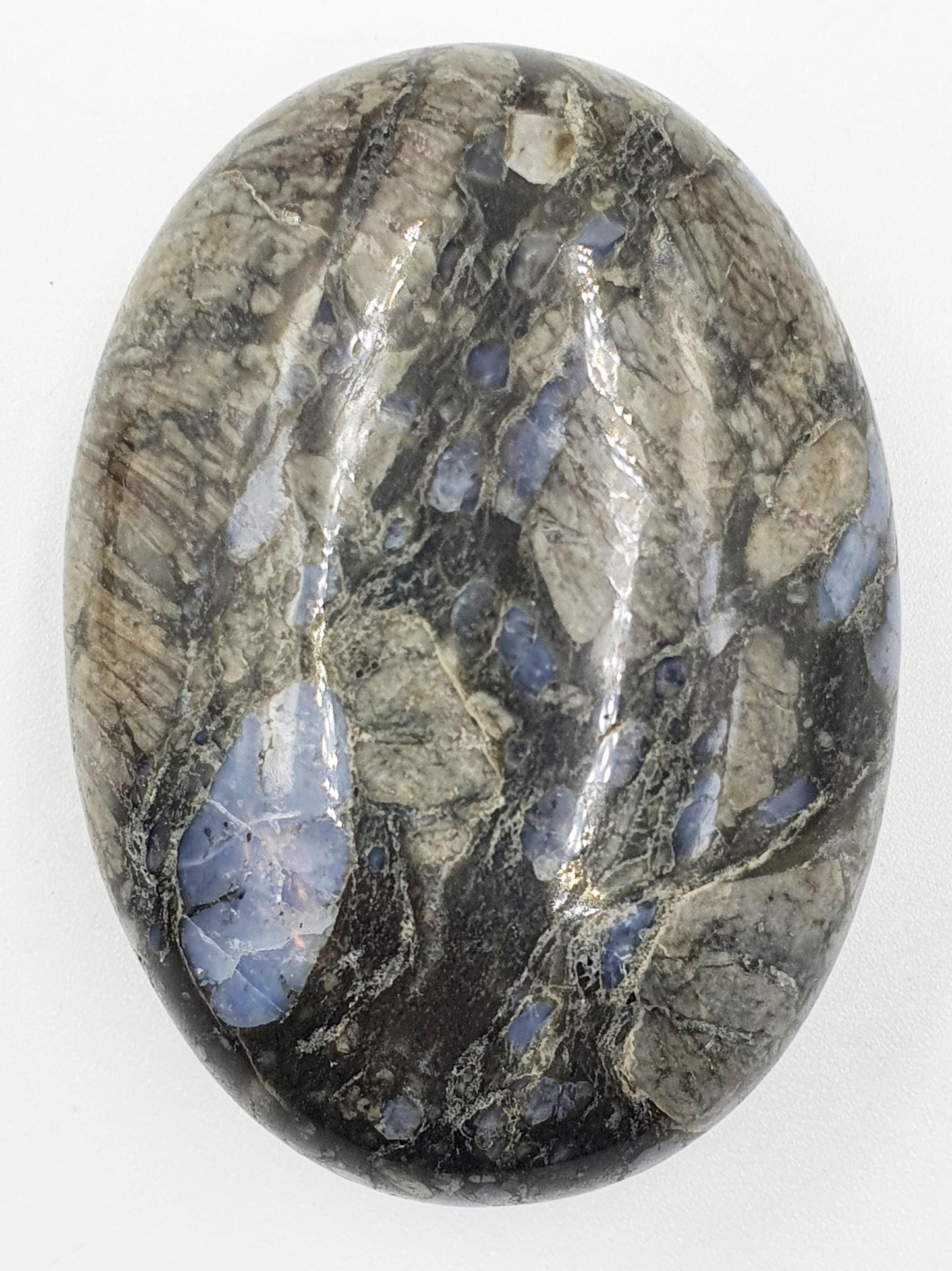 Que Sera (Llanite) Palm Stone - Uplifting & High Vibration Healing Crystal - 100g