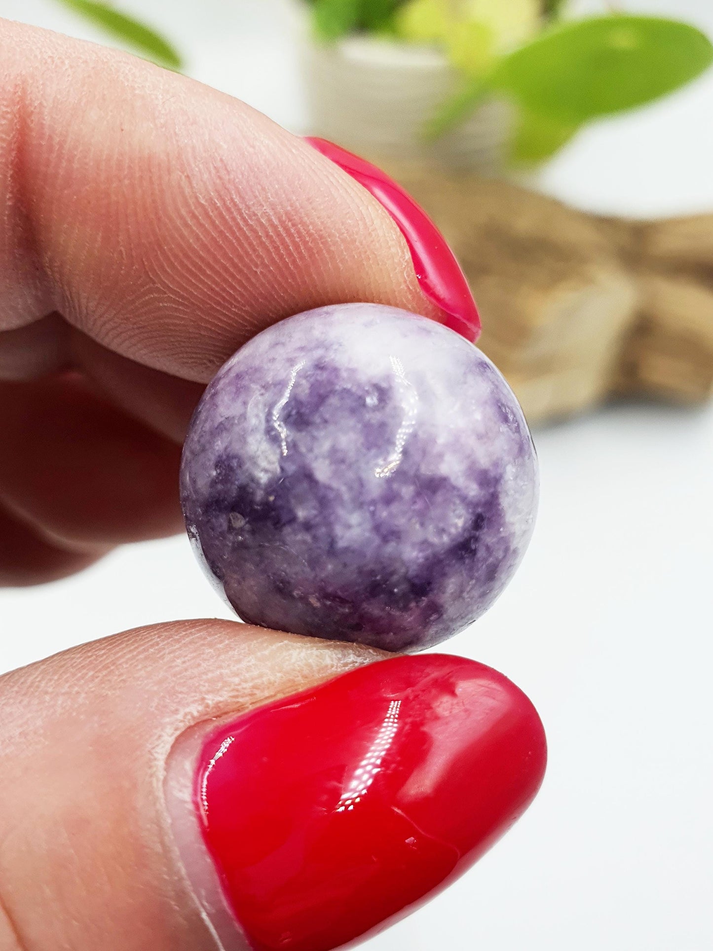 Lepidolite Mini Crystal Spheres - 20mm