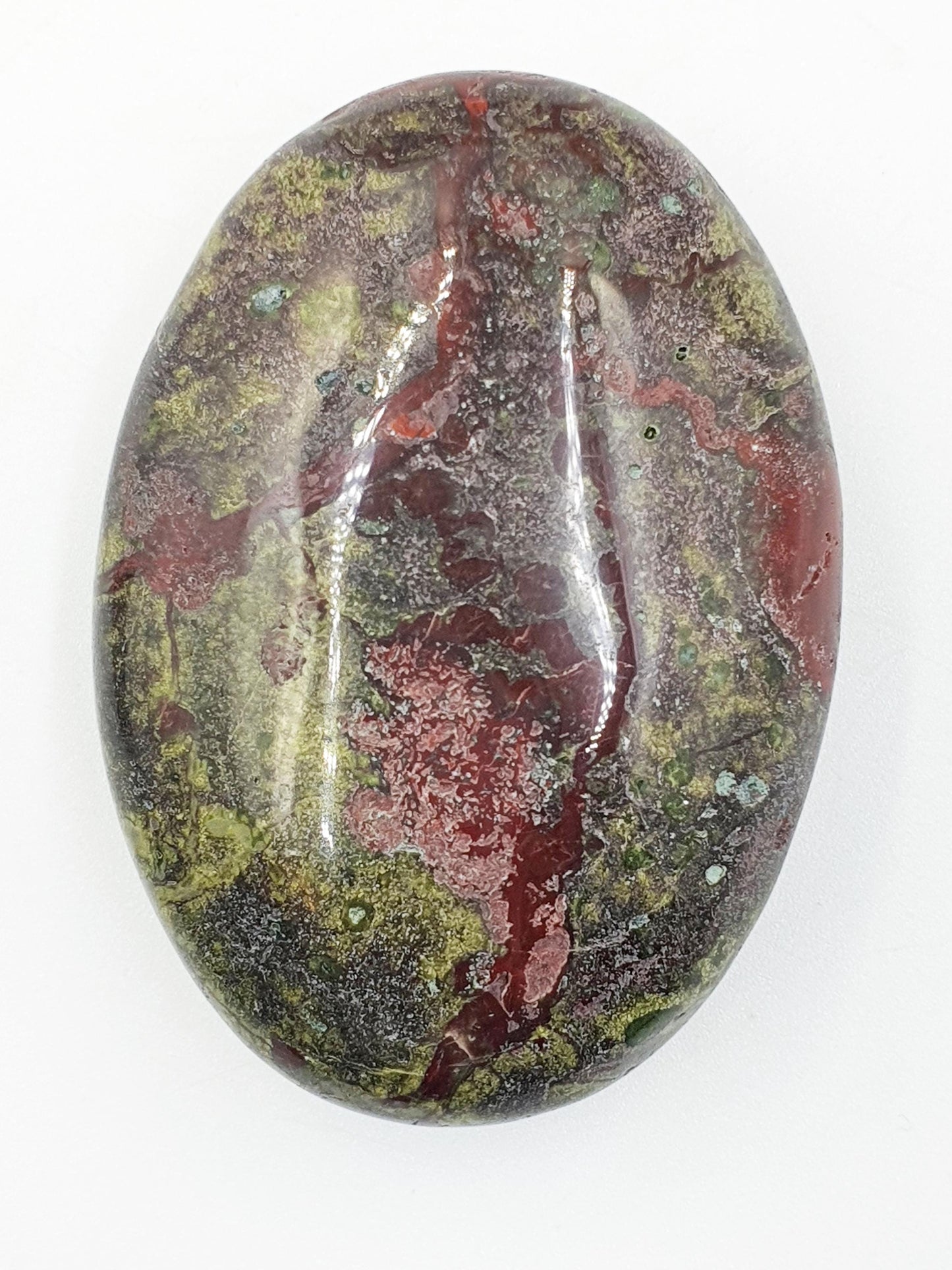 Dragon's Blood Palm Stone - Courage & Vitality Healing Crystal, 110g
