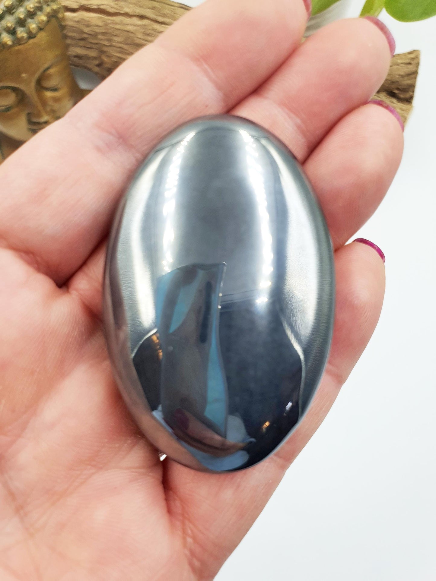 Terahertz Palm Stone – Energy, Focus & Vitality Healing Crystal, 40g