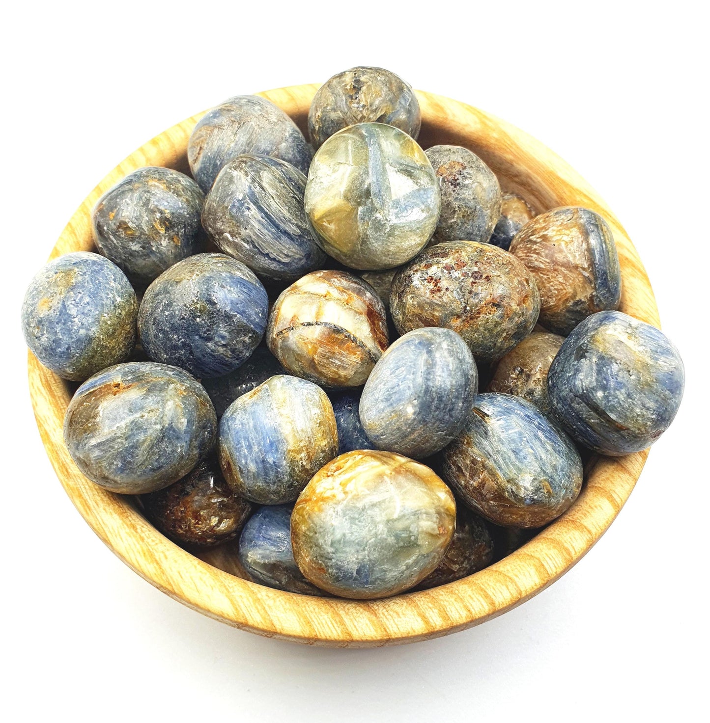 Kyanite Tumble Stones – Alignment, Balance & Calm Communication Healing Crystal, approx 2cm