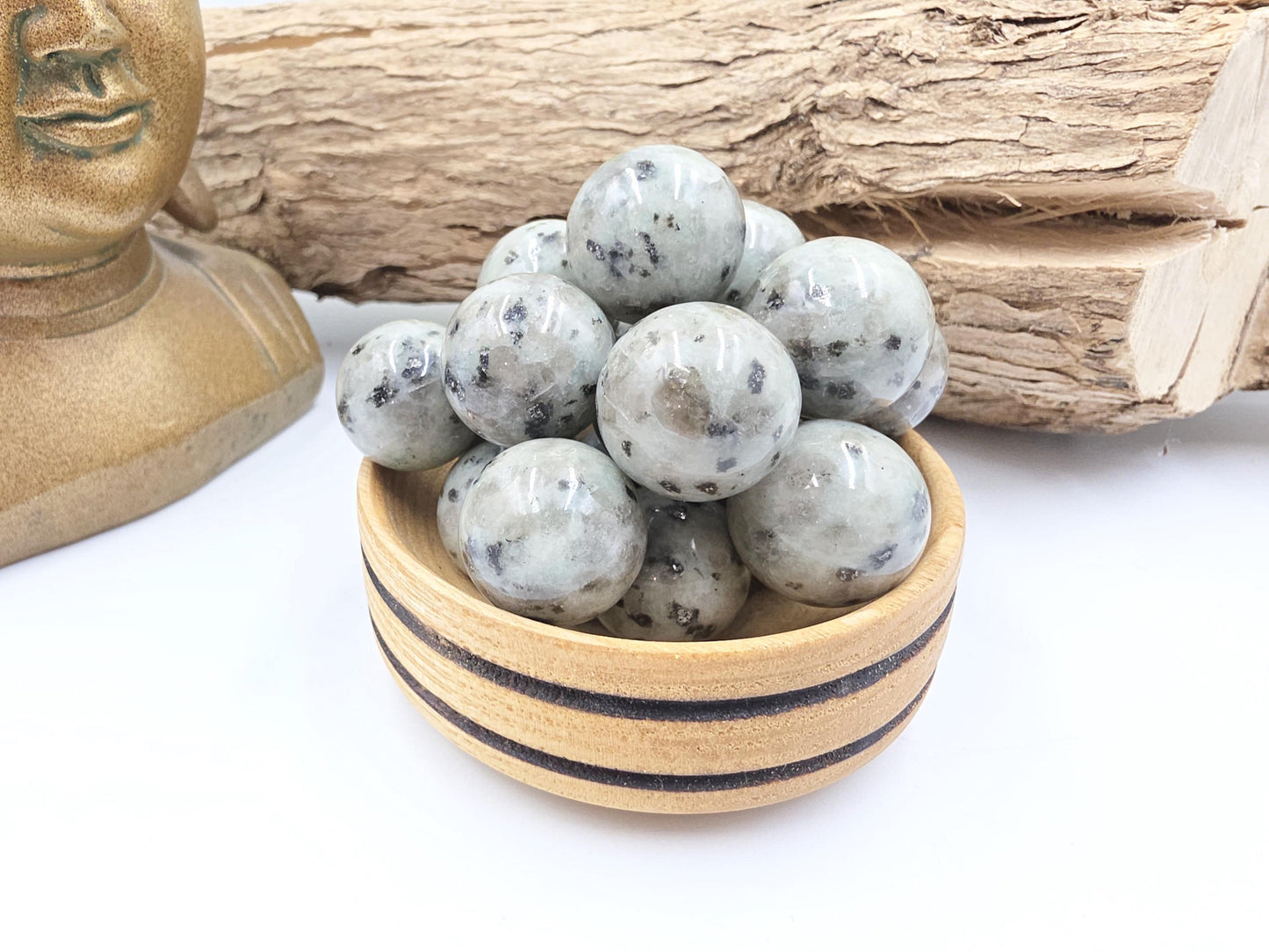 Kiwi Jasper Mini Crystal Sphere – Calm, Emotional Balance & Nurturing Energy Crystal