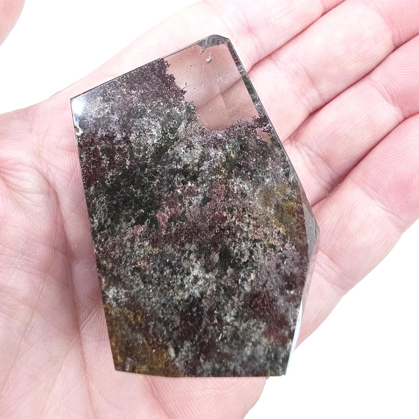High Grade Garden Quartz (Lodolite) Freeform – Manifestation, Inner Vision & Grounded Energy Crystal, 75g