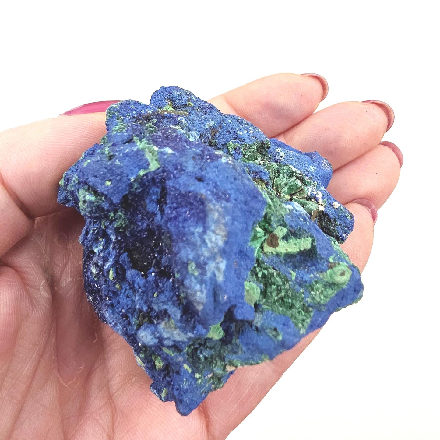 Sparkly Raw Azurite Specimen – Intuition, Insight & Third Eye Chakra Crystal, 240g