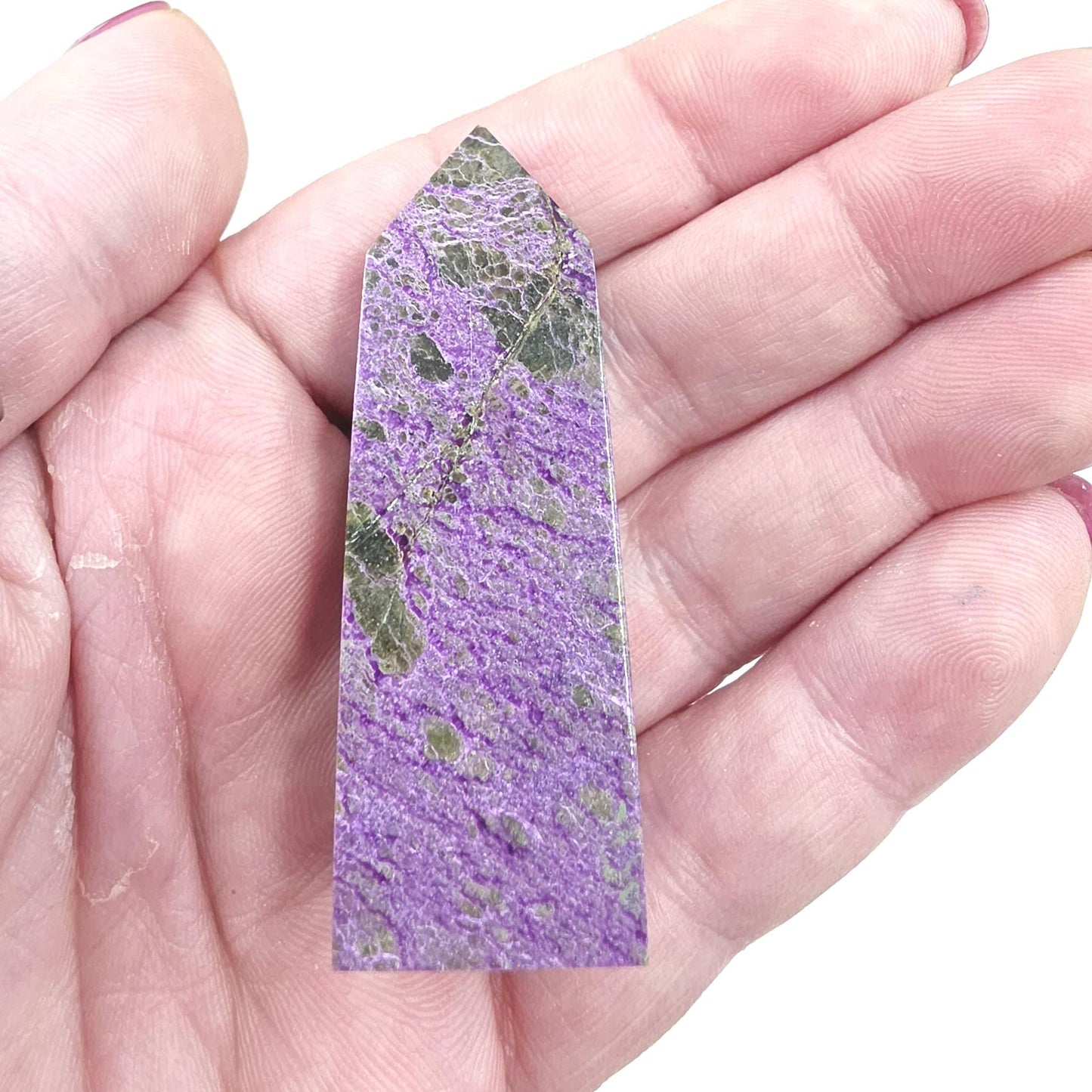 Mini Stichtite Tower - Heart Chakra and Emotional Healing - 5cm