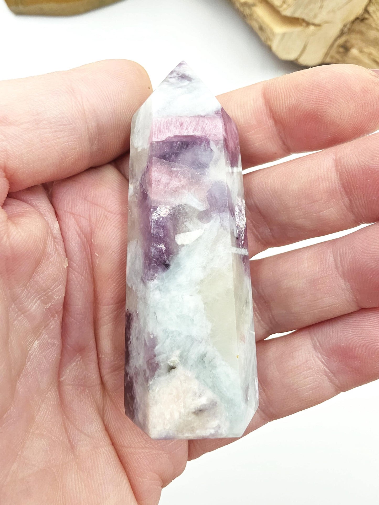 Pink Tourmaline Point – Love, Emotional Healing & Heart Chakra Crystal, 7cm