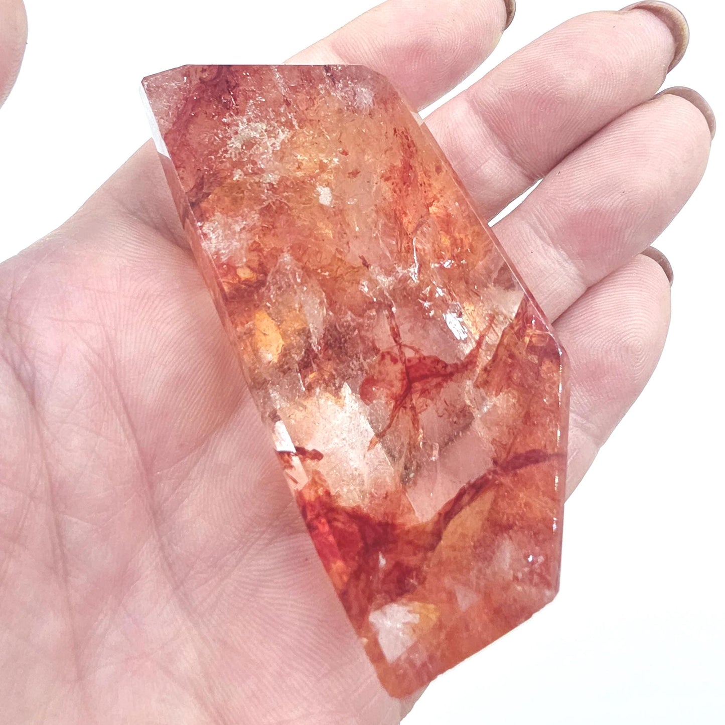 Madagascan Fire Quartz (Hematoid) Freeform – Grounding, Clarity & Energy Balancing Crystal, 85g