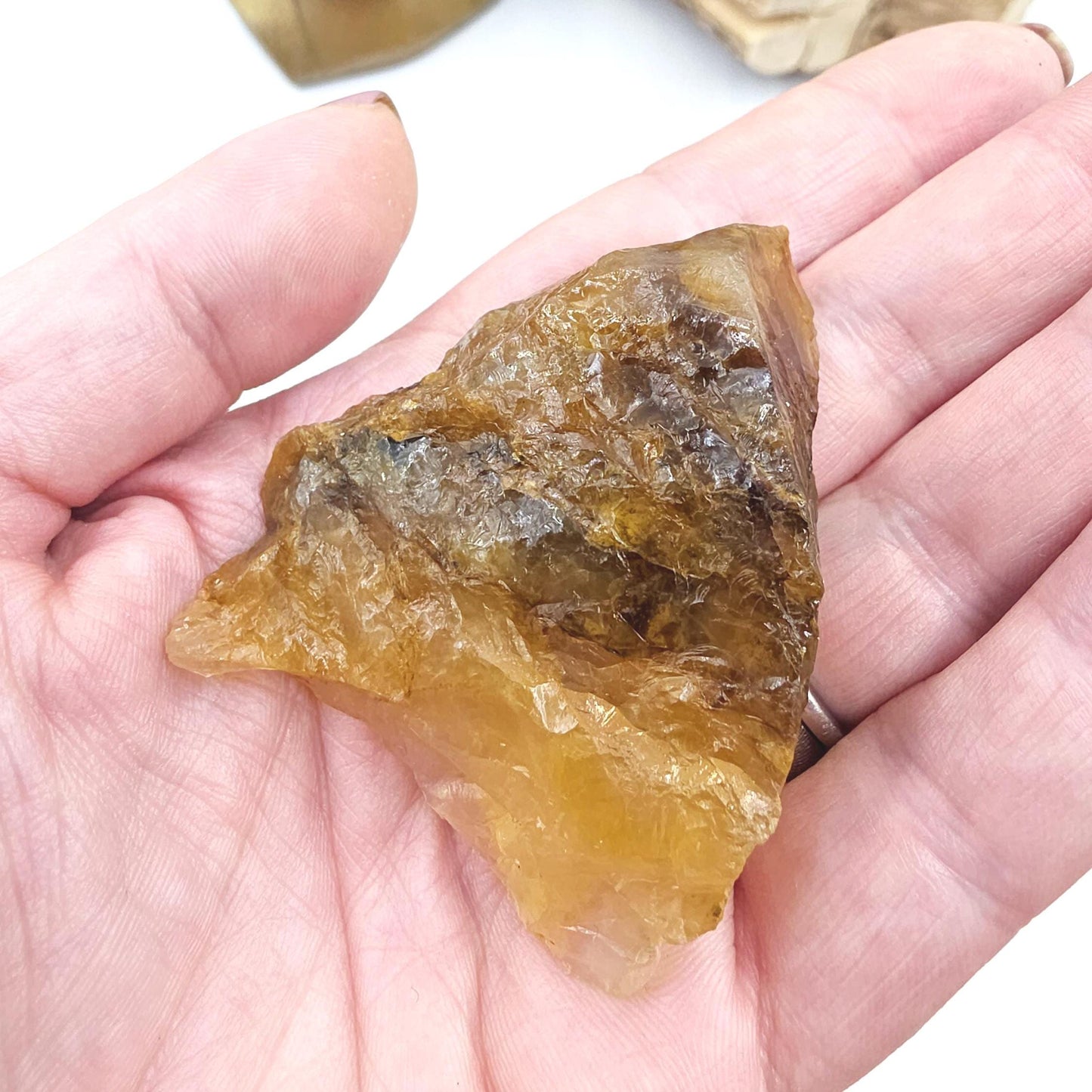 Raw Golden Healer Quartz – Deep Healing, Energy Amplification & Spiritual Balance Crystal, 55g