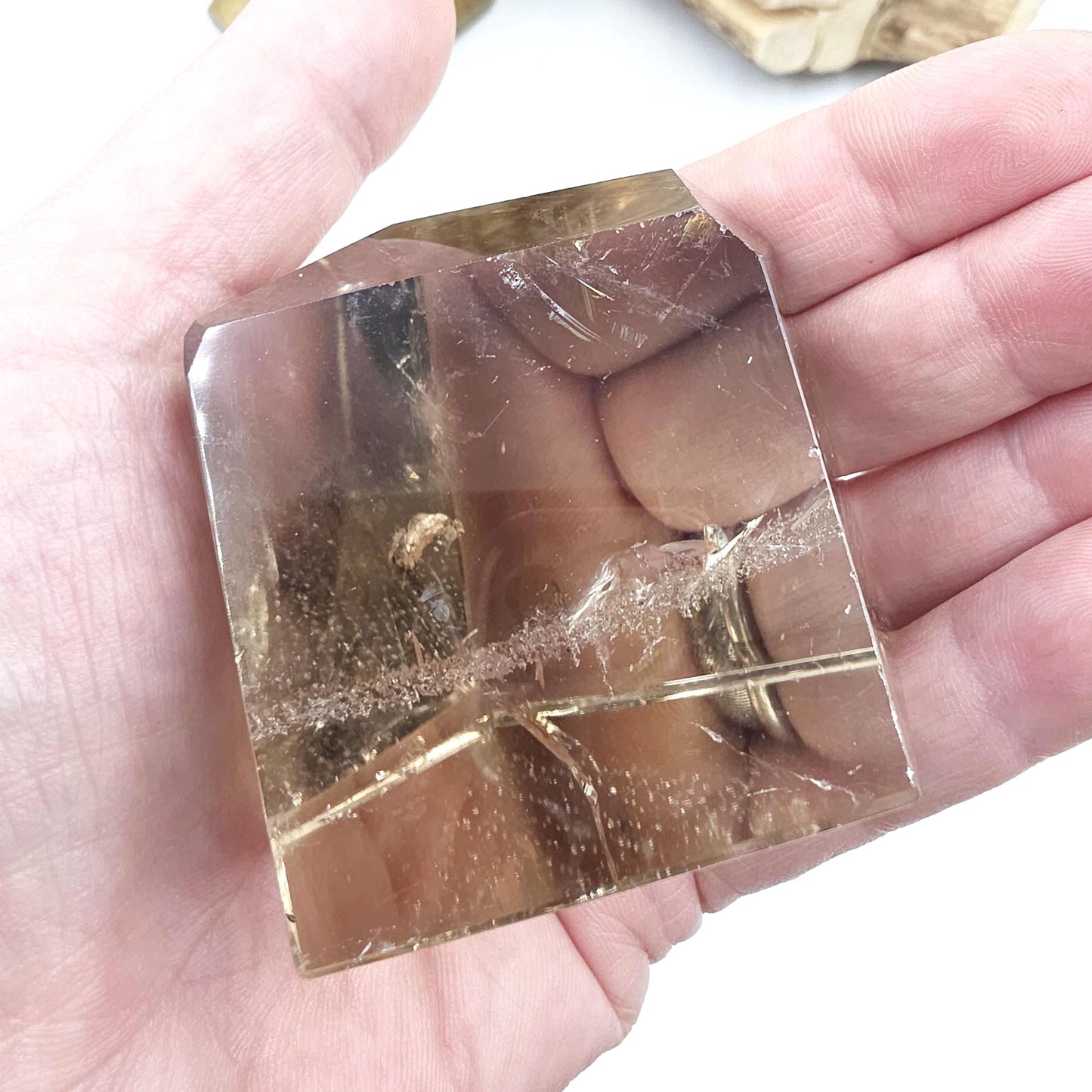 Smoky Citrine Freeform – Abundance, Grounding & Positive Energy Crystal, 205g