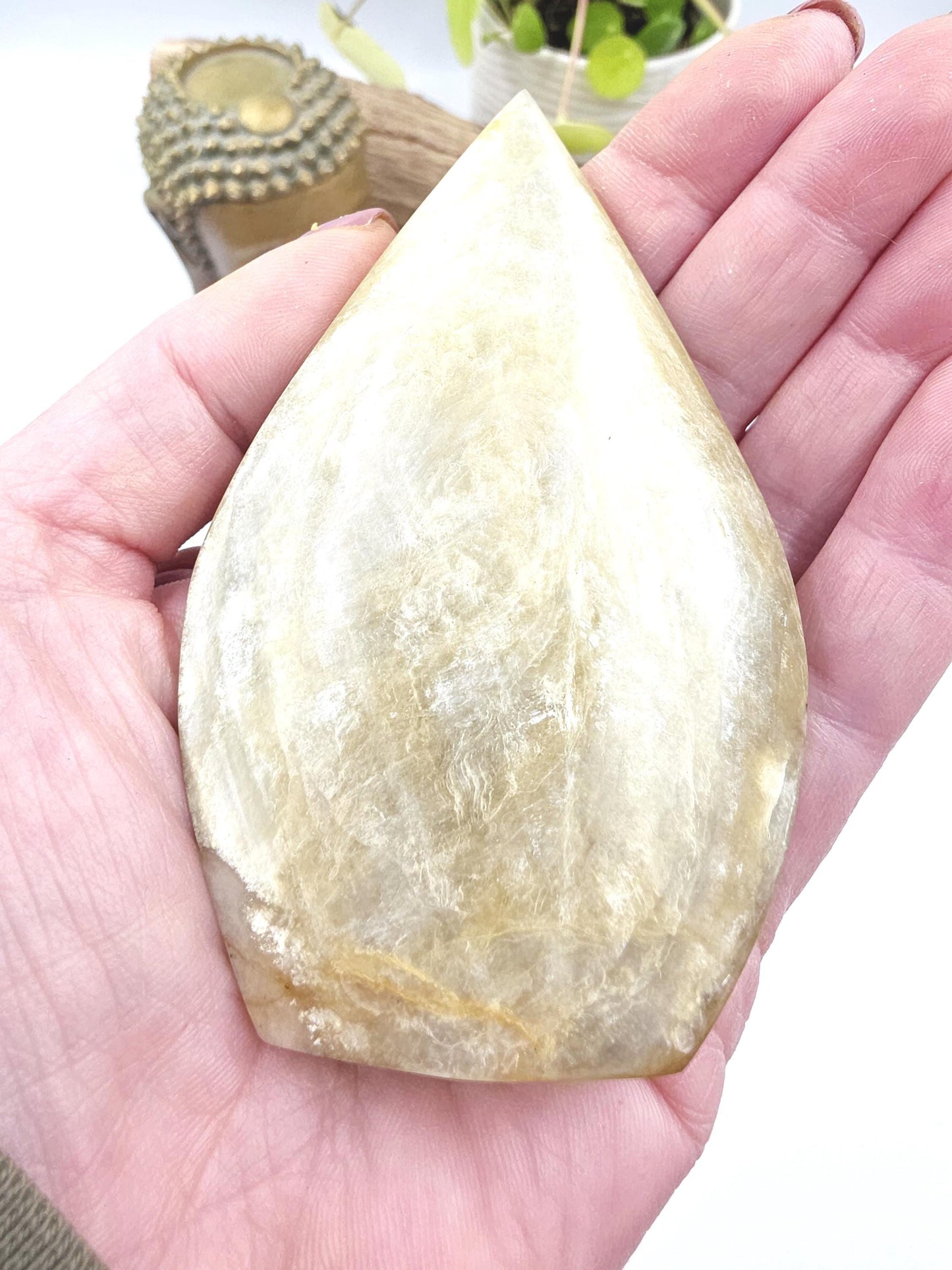 Flashy Golden Mica Muscovite Freeform – Confidence, Clarity & Positive Energy Crystal, 175g