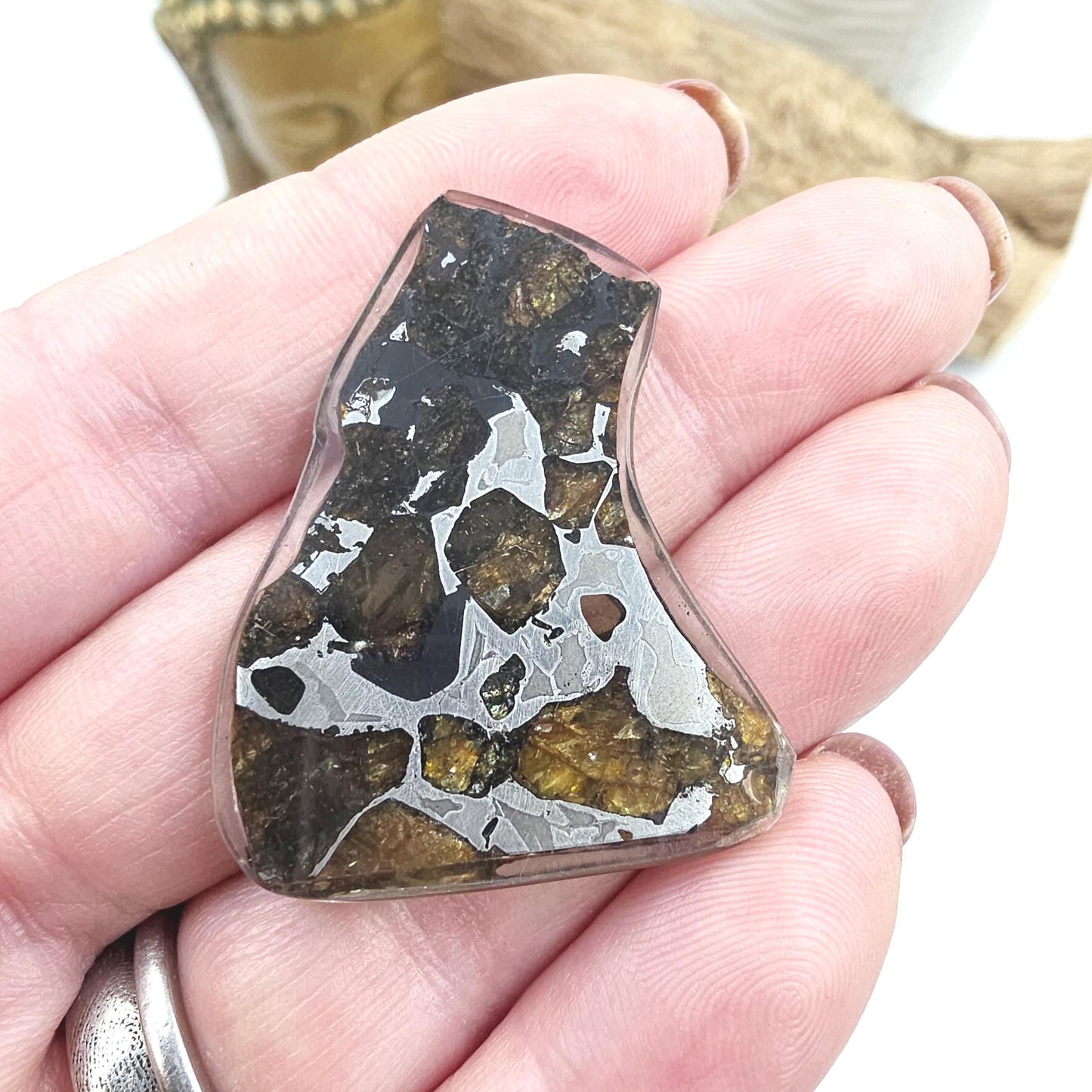 Rare Seymchan Meteorite Specimen – Cosmic Energy & Transformation Crystal, 6.5g