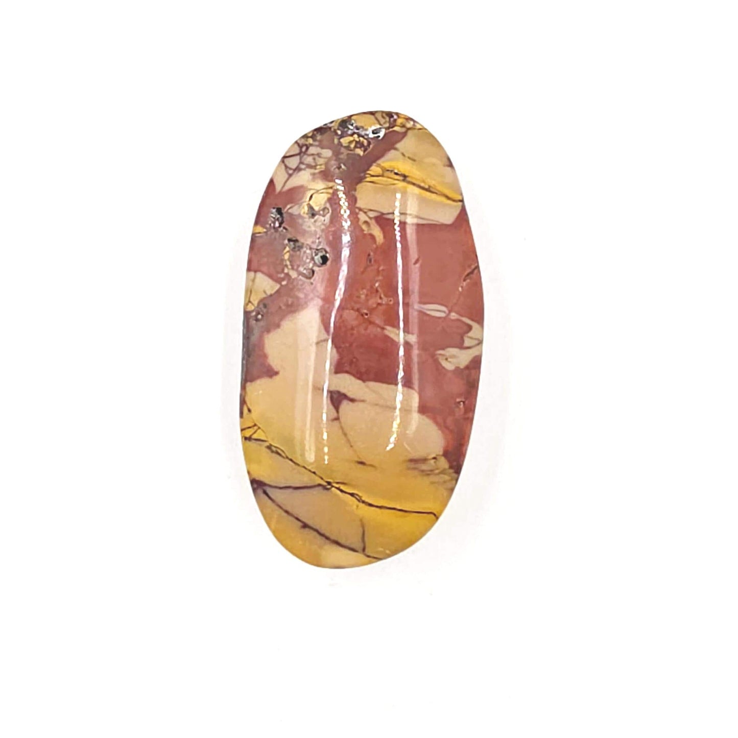 Mini Mookaite Jasper Palm Stone – Strength, Grounding & Emotional Balance Crystal, 30g