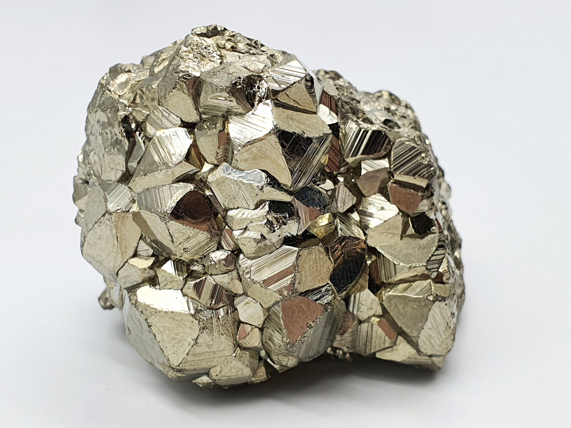 Natural Raw Pyrite "Fools Gold" Cluster Crystal Nugget - Various Sizes