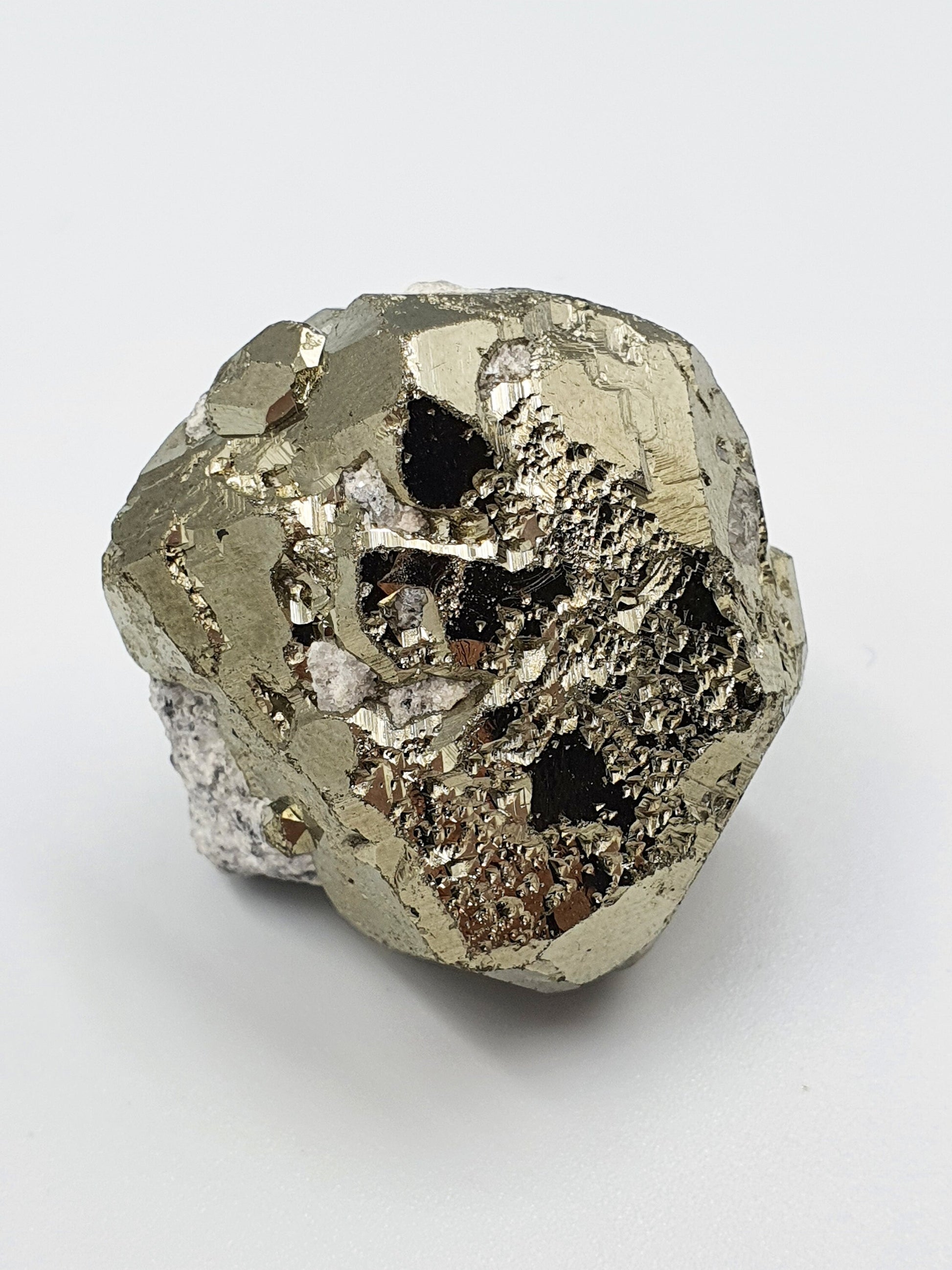 Natural Raw Pyrite "Fools Gold" Cluster Crystal Nugget - Various Sizes