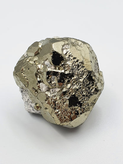 Natural Raw Pyrite "Fools Gold" Cluster Crystal Nugget - Various Sizes