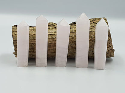 Pink Mangano Calcite Mini Tower