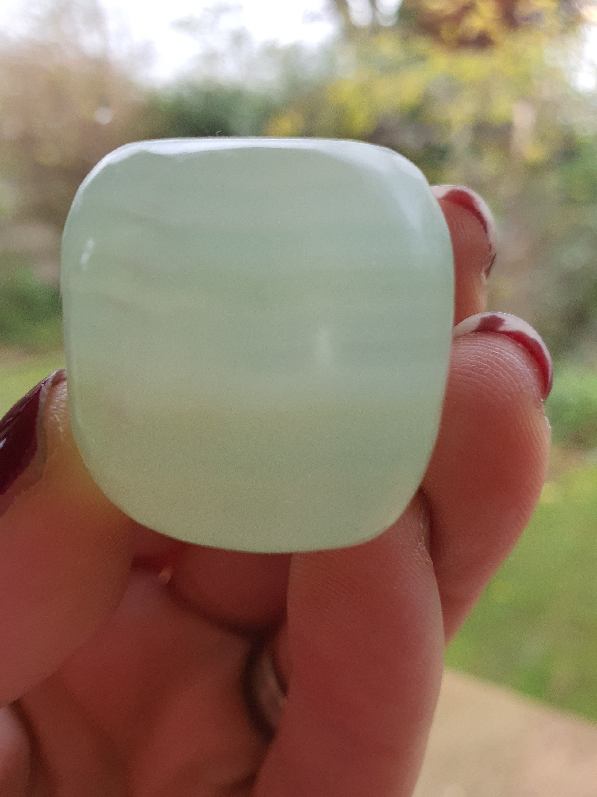Pistachio Calcite Tumbles