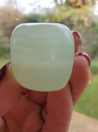 Pistachio Calcite Tumbles