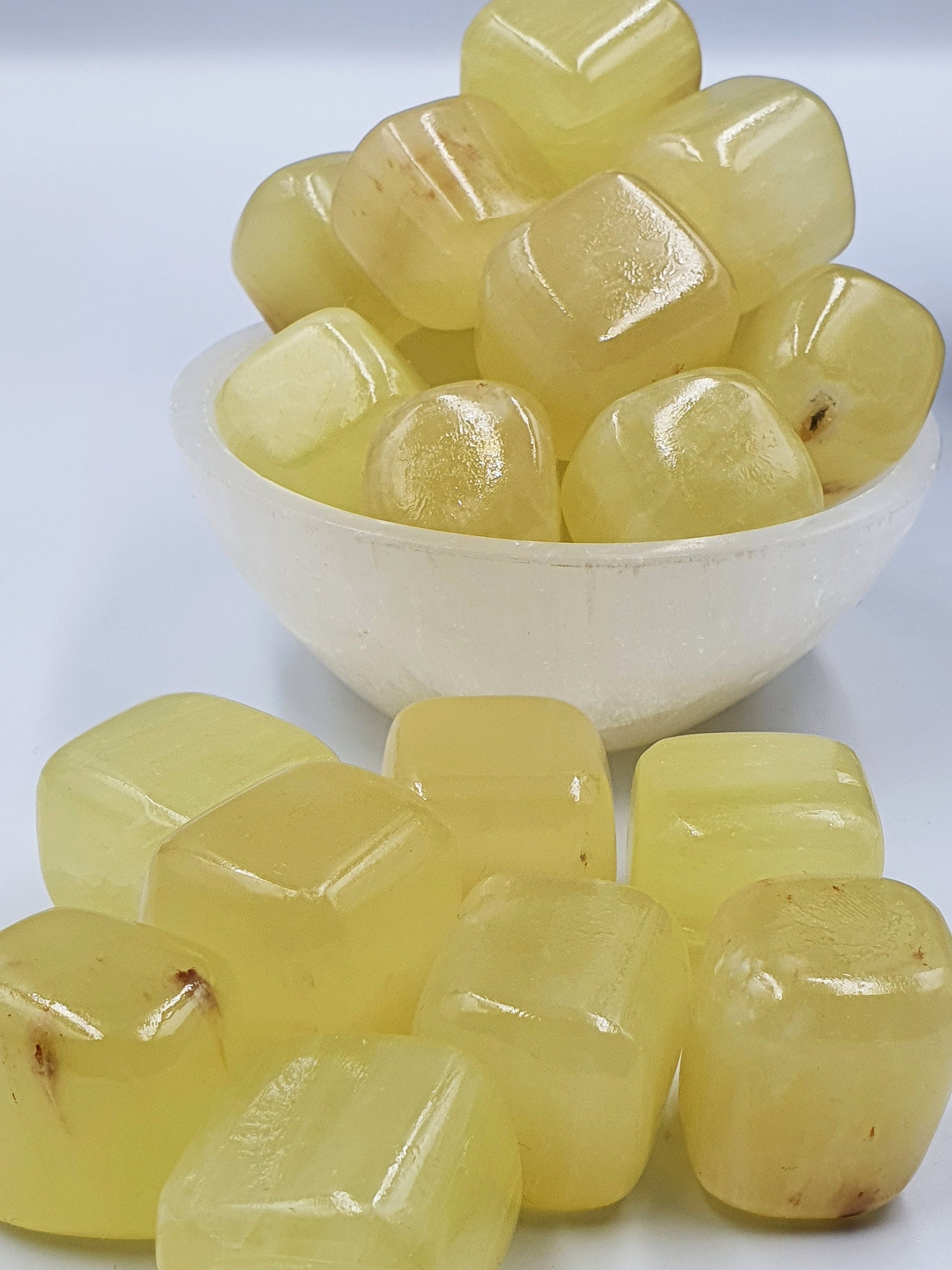 Lemon Calcite Tumbles