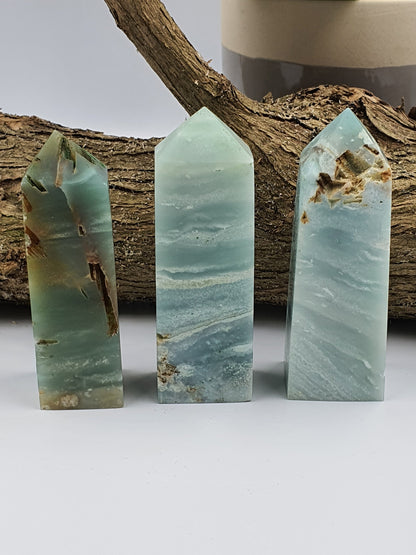 Blue Sky Calcite Crystal Tower - Last One - 105g