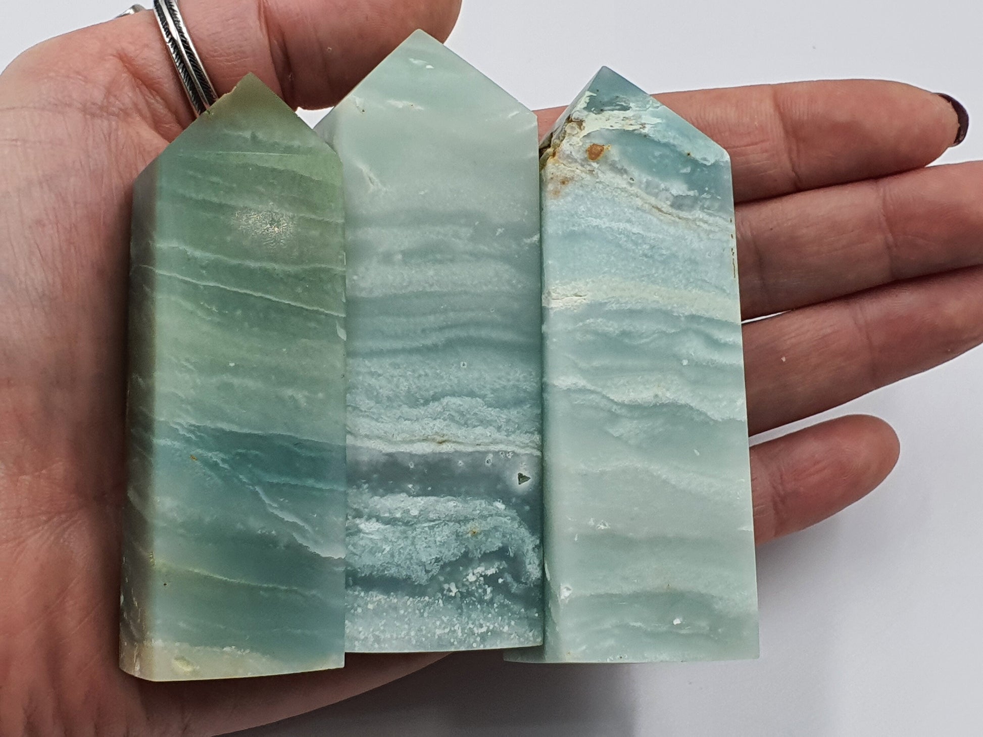 Blue Sky Calcite Crystal Tower - Last One - 105g