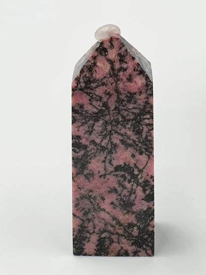 Leaning Rhodonite Tower - see photos