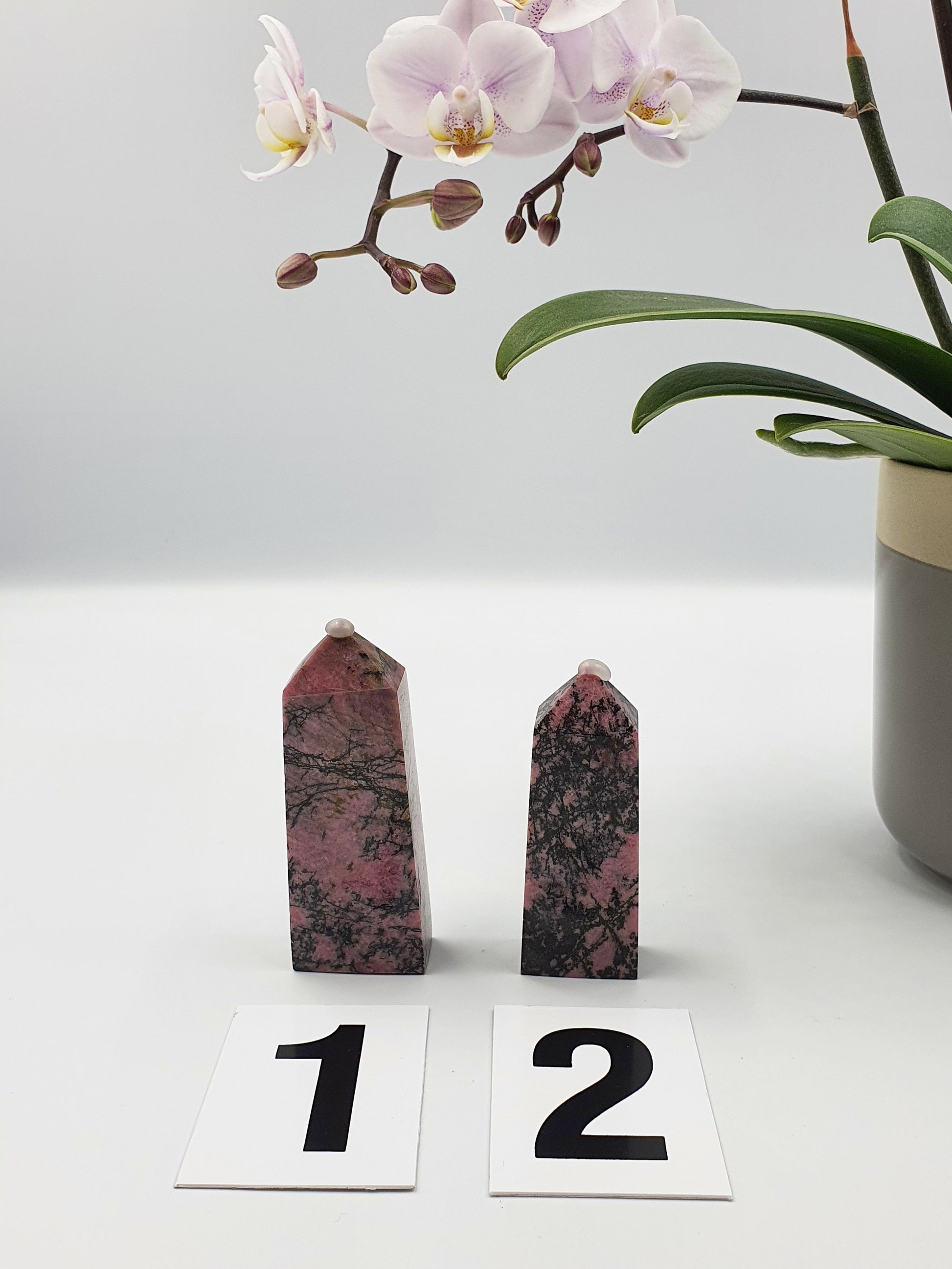 Leaning Rhodonite Tower - see photos