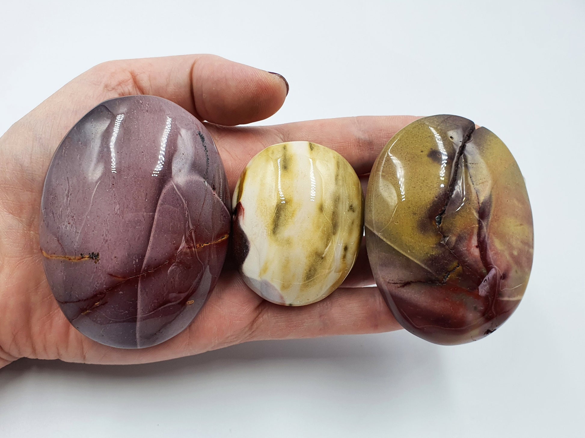 Mookaite Jasper Palms