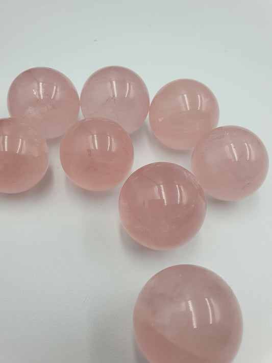 Star Rose Quartz Mini Sphere - 30mm