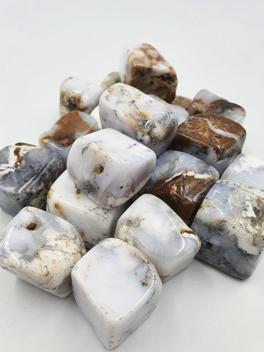Blue Chalcedony Cubes