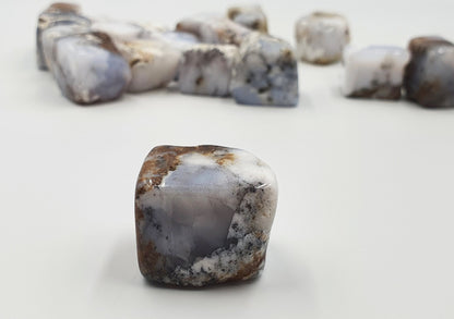 Blue Chalcedony Cubes