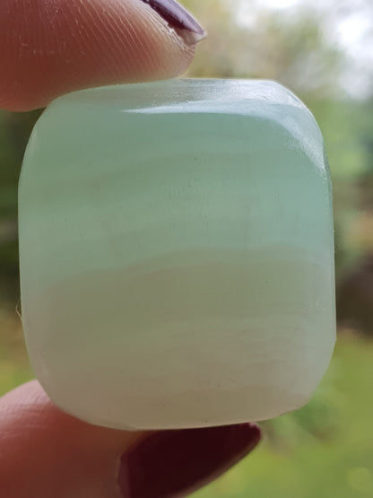 Pistachio Calcite Tumbles