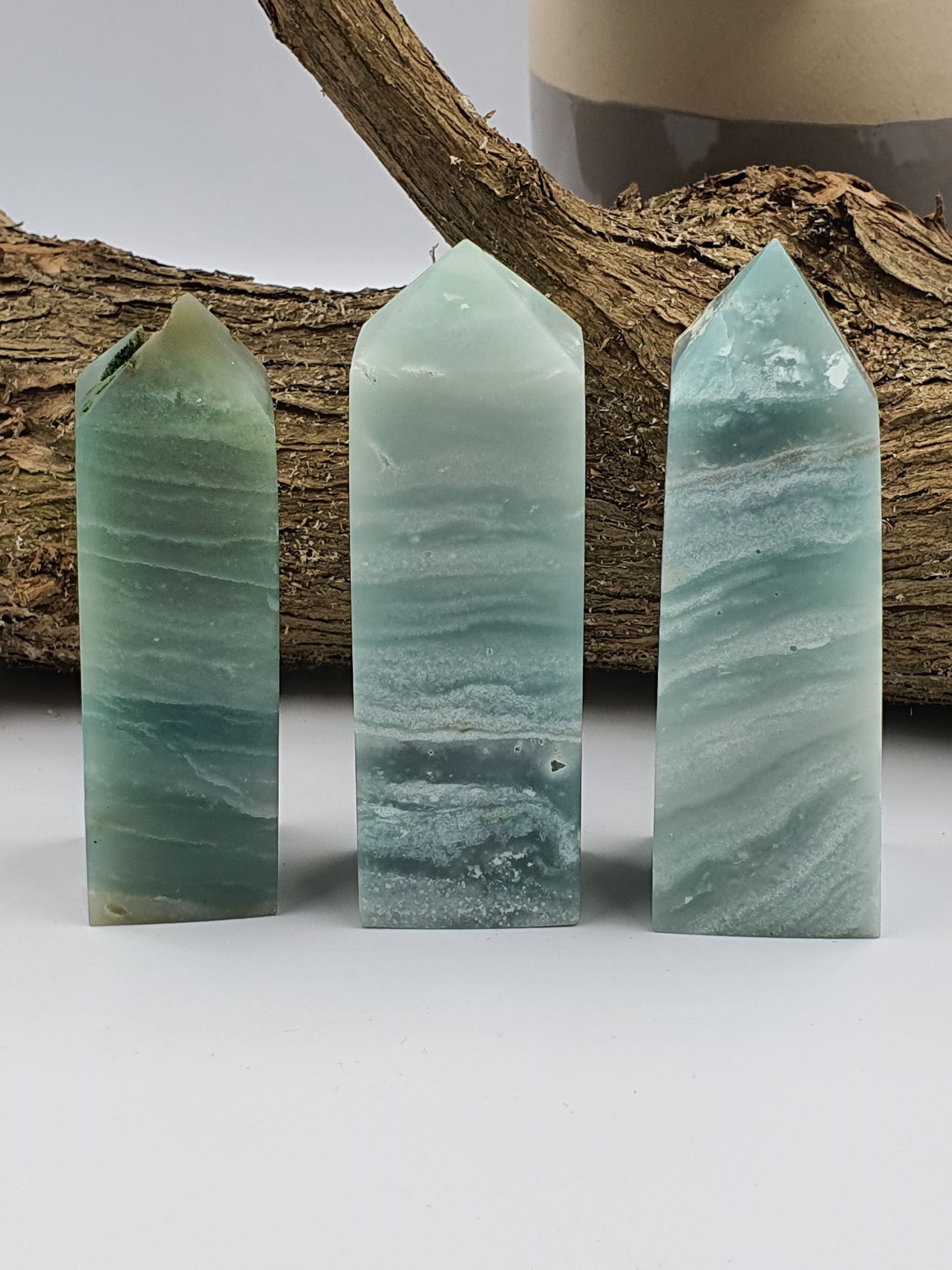 Blue Sky Calcite Crystal Tower - Last One - 105g