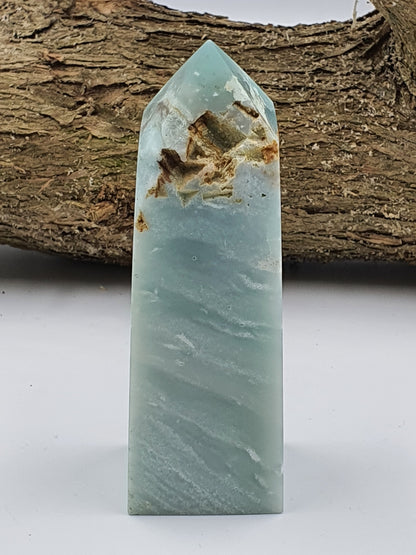 Blue Sky Calcite Crystal Tower - Last One - 105g