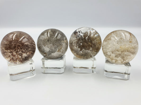 Garden Quartz (Lodolite) Sphere