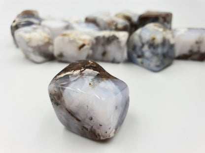 Blue Chalcedony Cubes