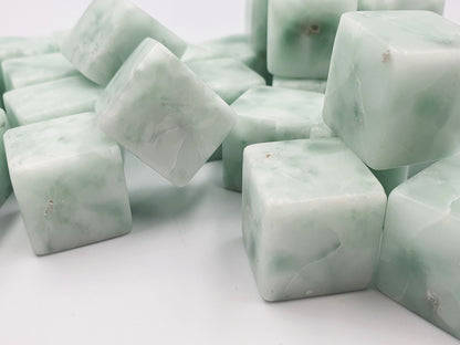 Manmade Larimar Cube Tumble