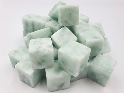 Manmade Larimar Cube Tumble