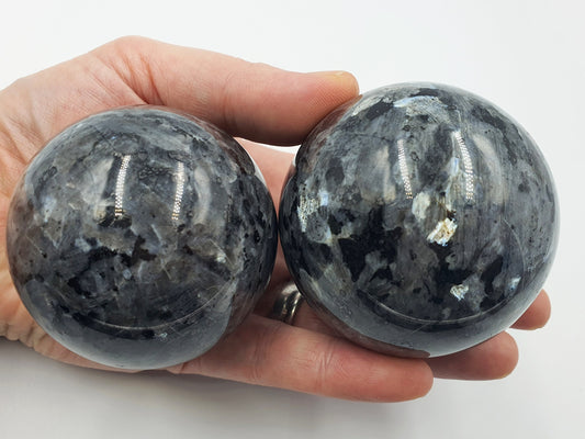 Flashy Lavikite Crystal Sphere/Two Available 6.2 & 6.5cm