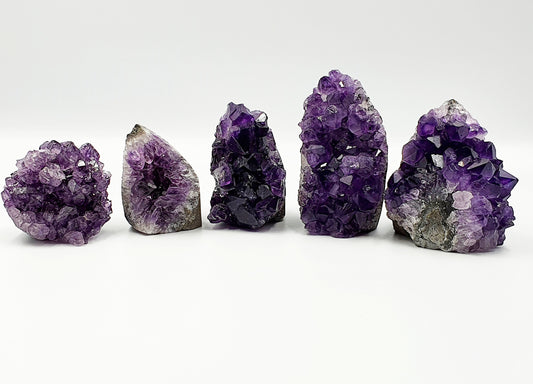 Purple Amethyst Crystal Clusters - 3 Available (2 sold)